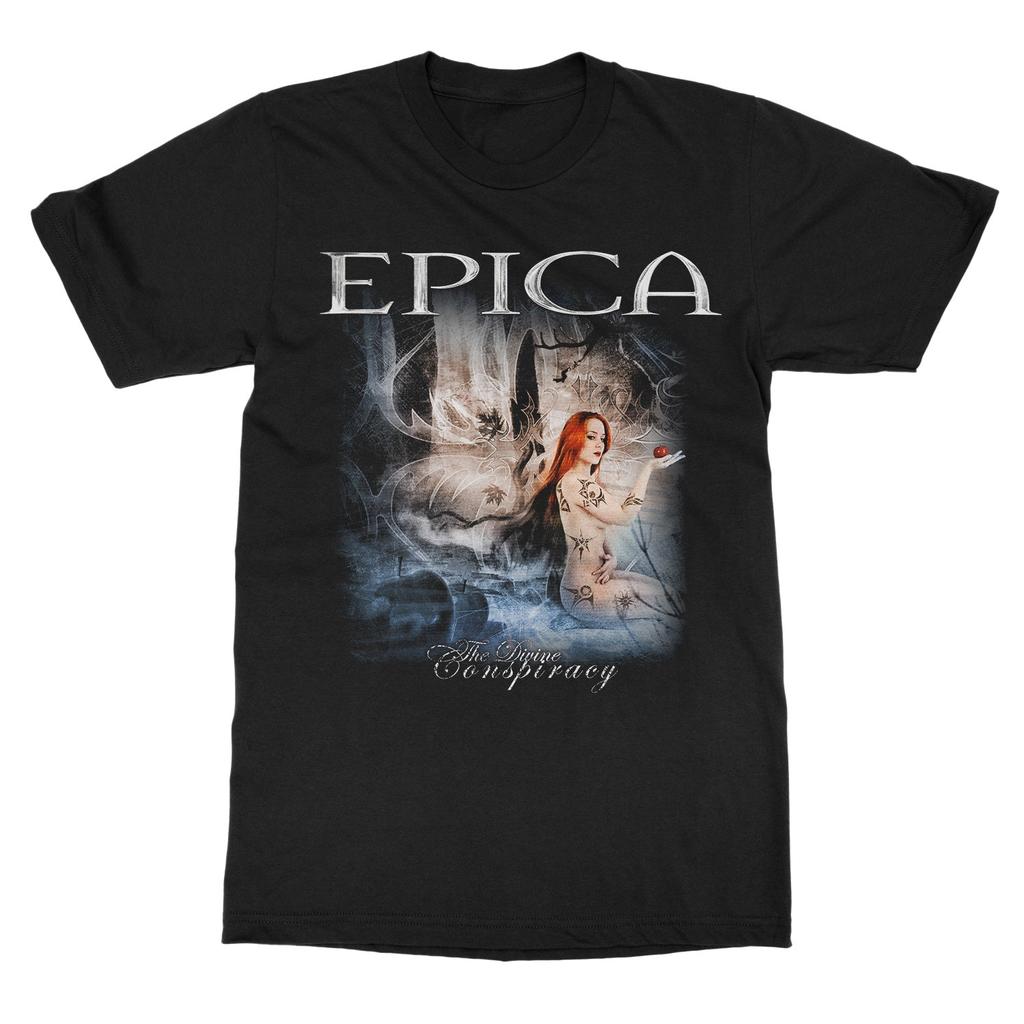 Epica  ARCANA Band TShirt  Cotton Graphic Tee Unisex Women Summer Streetwear Top