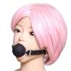 SM Gag with Mouth Mouth Gag SM Captive Slave Ball, Silicone, Hole, Plug, Ball, Goods, Restraint, Cosplay, Play, (M-4.5cm Gag)