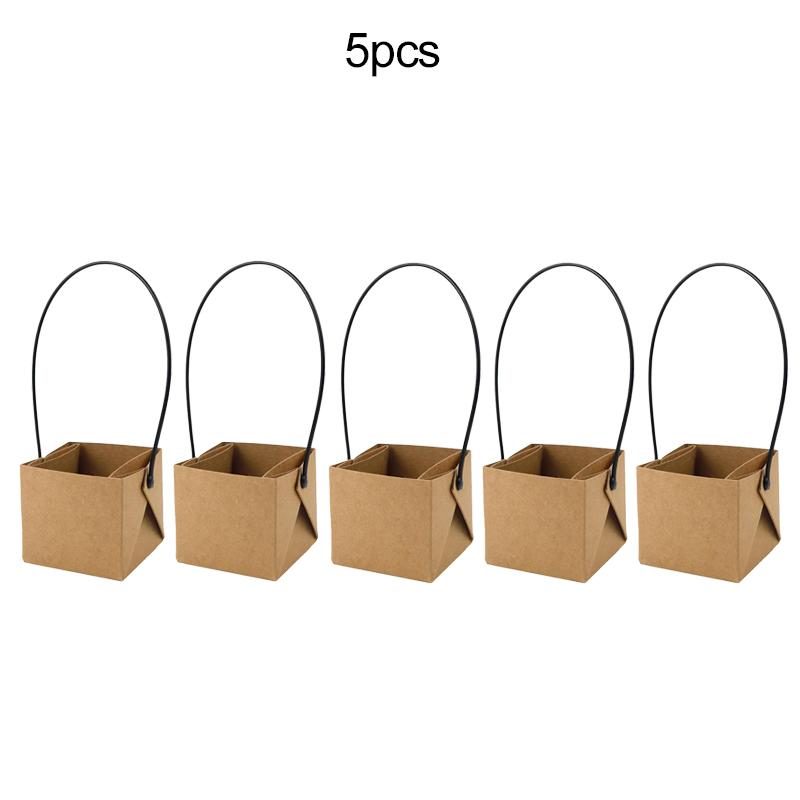 

Ручная бумажная коробка из крафт-бумаги для суккулентов, коробка для суккулентов в горшках, водонепроницаемая складная коробка для украшения балкона/рабочего стола TMZ