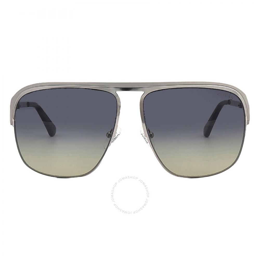 

Guess Синие квадратные солнцезащитные очки унисекс с градиентом GU5225 08W 59