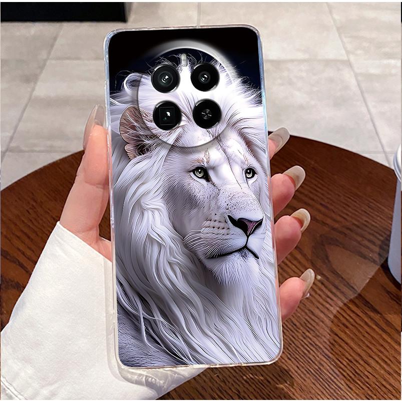 For Realme GT5 Pro Casing Clear Soft Silicone Love Heart Rabbit Cute Cartoon Back Cover for Realme GT 5 Pro 5G Phone Case Bumper