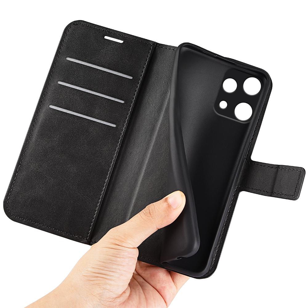 For Nothing Phone (3a) Lite 5G Stand Case Anti-Scratch Calf Texture Leather Phone Cover