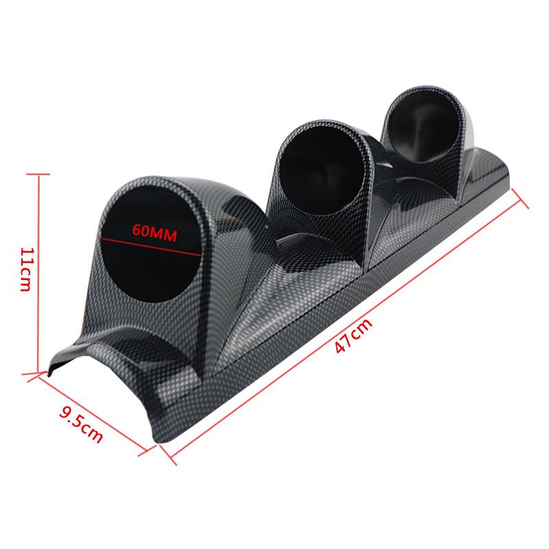 60mm Universal Gauge Cup Car Mount Holder Gauge Pod Plastic Single Double 3 Plastic Gauge Holder Fit For 62MM Water Temperature