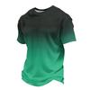 Men's Knit Short Sleeve Shirt, Summer Color Casual Tee, Comfortable Fashion Top