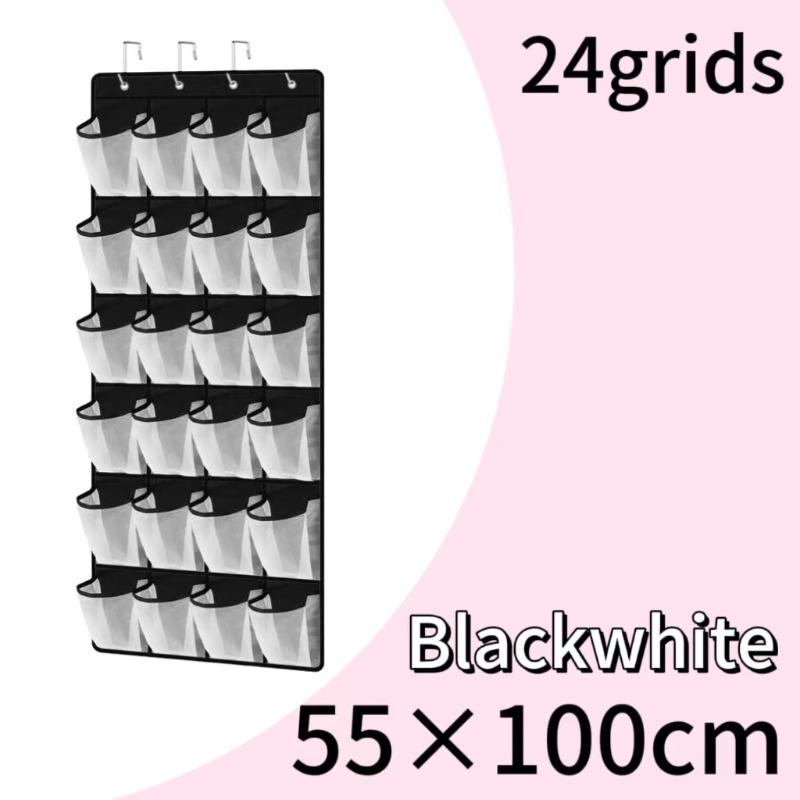 12/24 Pocket Shoes Organizer Rack Hanging Bag Wall Mounted Shoe Holder Hanging Over The Door Behind Closet Organizer Storage Bag