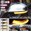 2pcs For VW GOLF 5 GTI V MK5 Jetta Passat B5.5 B6 Sharan Superb EOS Dynamic LED Turn Signal Light Side Wing Mirror Indicator