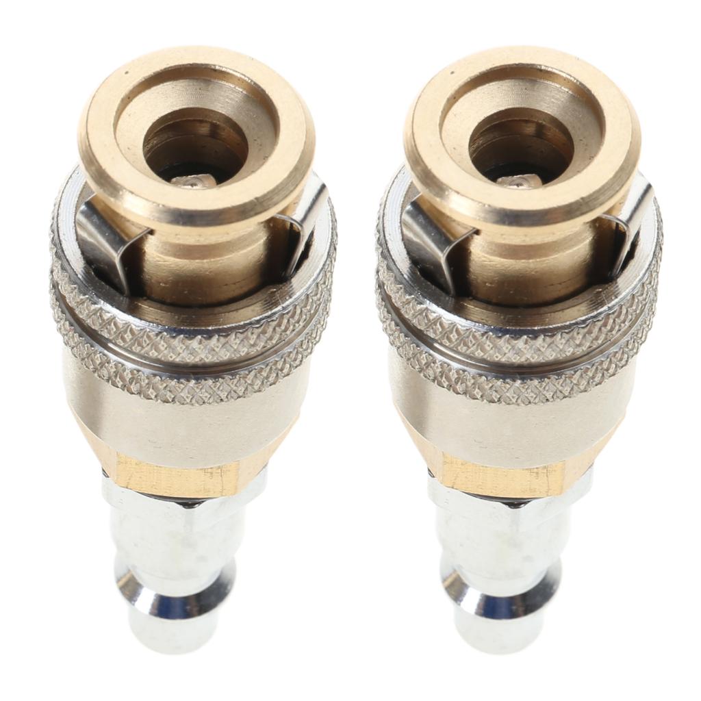 Brass Self Locking Tire Air Chuck Tire Inflator Clip Simple To Use Designed for Leak Proof Performance & Easy Operate