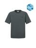DISCOVERY EXPEDITION Freshvent Woven Essential Short Sleeve T-Shirt (D.Grey)