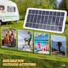 2W 5V Portable Solar  r, High Conversion Efficiency, USB Charging, Widely Applications, and , Easy to Carry Around, Camp, Hike, Bike
