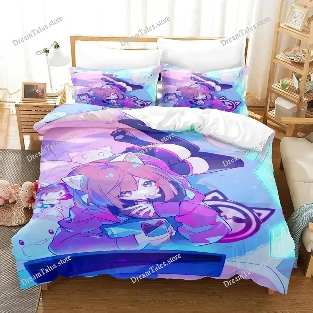 Cytus II Bedding Set Single Twin Full Queen King Size Bed Set Adult Kid Bedroom Duvet Cover Sets 3D Print Game Bed Sheet Set