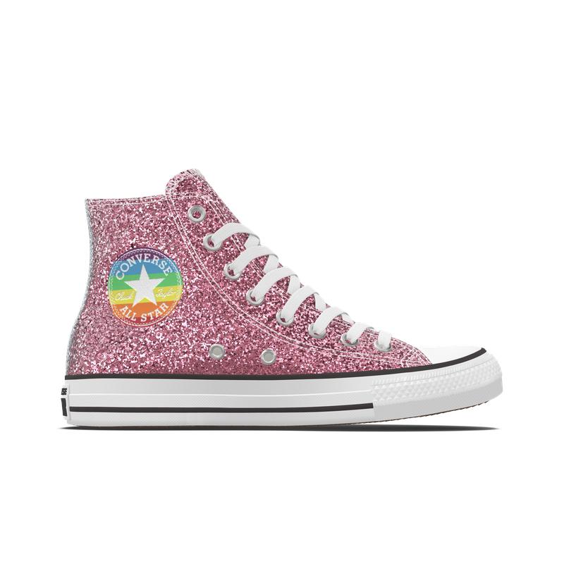 Converse Chuck Taylor All Star High Glitter By You Unisex Sneakers Multi-Color 173144C