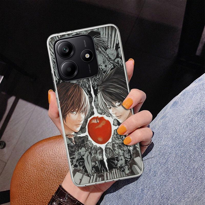 N-Note D-Death Anime Ryuk Phone Case For Xiaomi Redmi Note 15 14 13 12S 12 11 Pro Plus 14S 11S 11E 10 10S 11T 5G Personalized Co