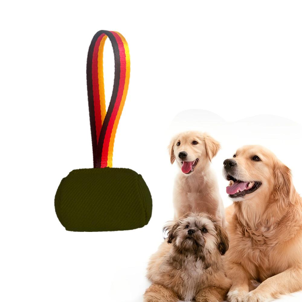 Dog Bite Training Pack Tear-resistant Thickened Wear-resistant Pet Toy Dog Interactive Tug-of-War Drag Toy Outdoor Dog Training чёрный