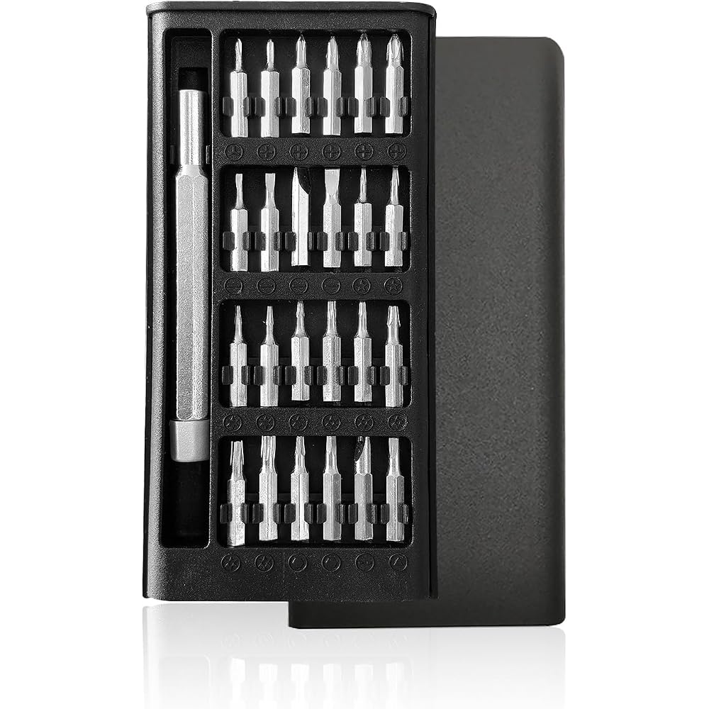 Borola 25-in-1 Precision Screwdriver Set Magnetic S2 Steel Bits Tool Kit