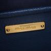 Used Miu Miu MADRAS 2WAY Handbag RN0799 leather Blue Used Women