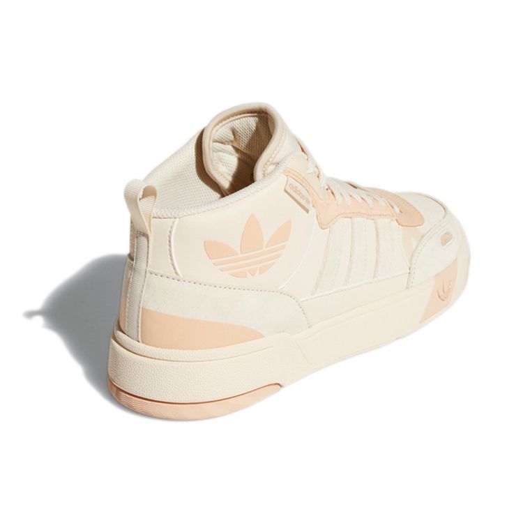 Adidas Originals Post Up Non-Slip Durable Mid-Top Skate Shoes Women Skate Shoes Light-Pink H00222