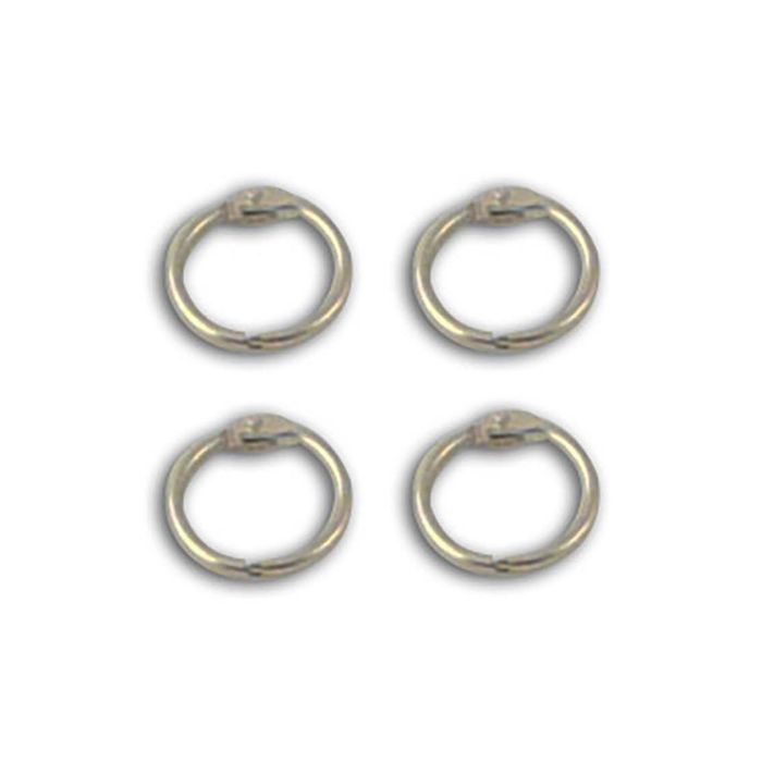 Anneaux de reliure - TOGA - Lot de 4 - Diamètre 2,3 cm - Largeur 2 mm