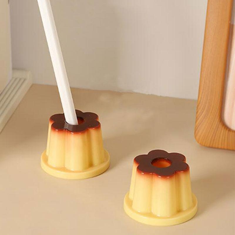 1PC Cute Pudding Pen Cartridge Creative Desktop Decoration Supplies Girl Heart Ornaments Convenient And Good-looking