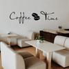 Small Coffee Time Wall Stickers In English Cafe Kitchen Decoration Carved Wall Stickers