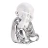 Hestia White & Silver Buddha - Hand On Chin
