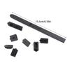 8Pcs Black Silicone Dust Plugs Set for Series Console Host Interface Anti-dust Cover Dustproof Plug