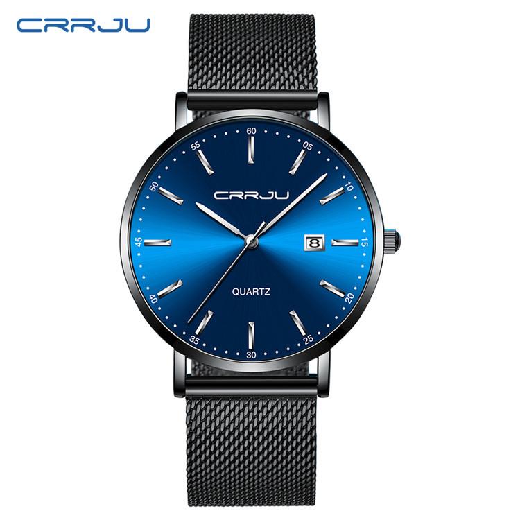 CRRJU 2161 Men's Starry Sky Fashion Watch - Simple Business Design