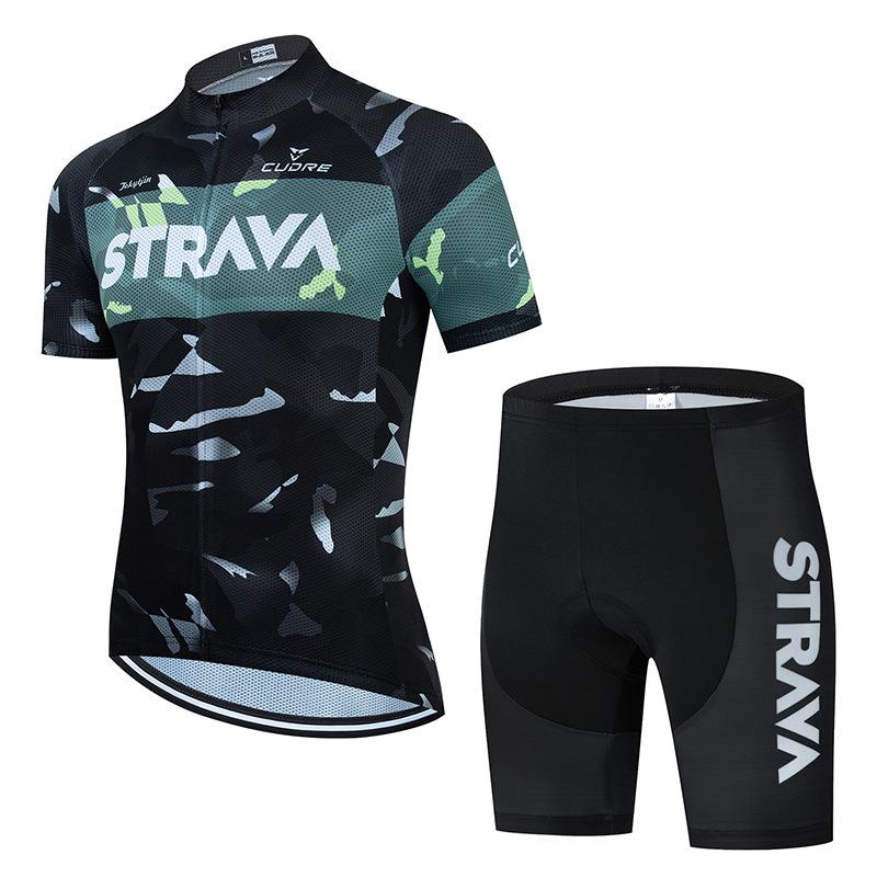 New Summer, Camouflage Cycling Suit Summer Cycling Shirt Mountain Bike Top Pants