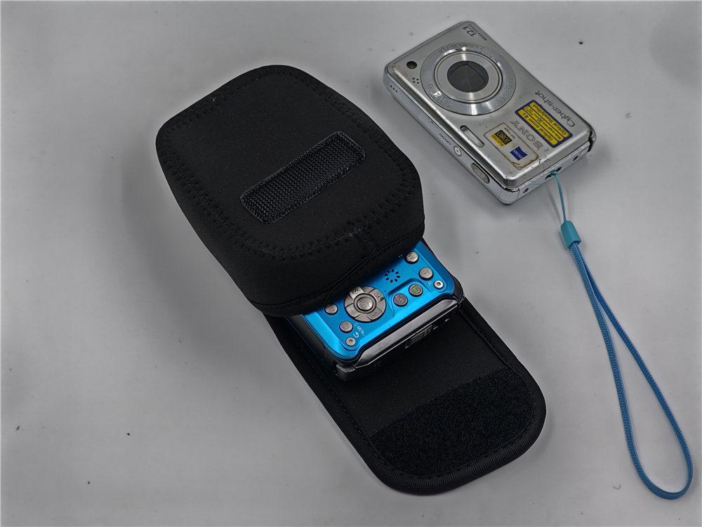 Neoprén Fényképezőgép Táska tok Canon SX740HS SX730HS SX720 G7X2 G7X3 Sony ZV1F ZV1 ZV1II RX100 RICOH GR GRII GRIII Lumix LX10 készülékekhez