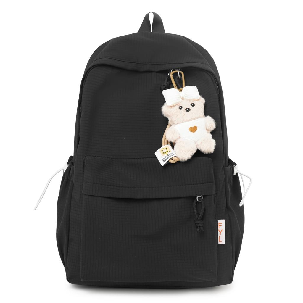 Schoolbag high-value female junior high school student cute girl simple backpack light leisure travel schoolbag female Japanese ins style
