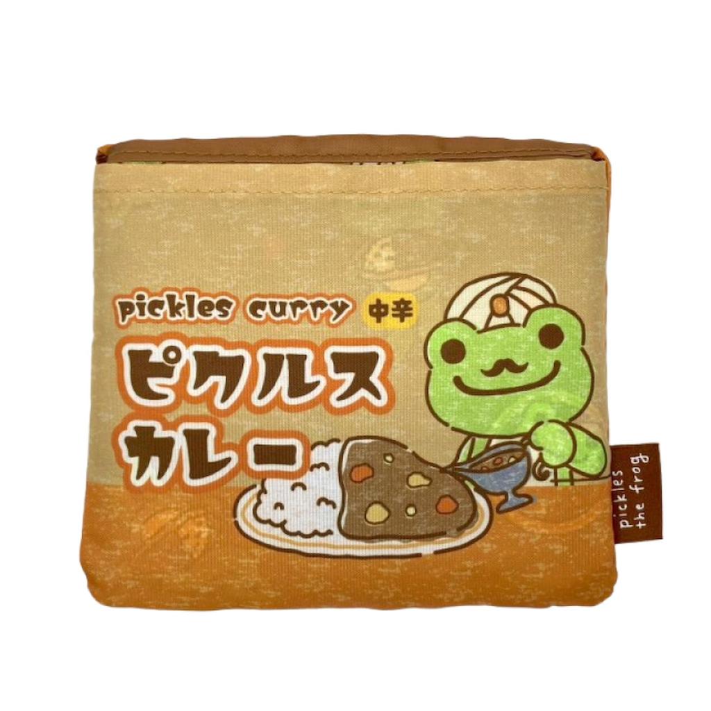 Nakajima Corporation Pickles the Frog Smile Curry House Eco Bag H14 X W16 X D2cm 214393-25