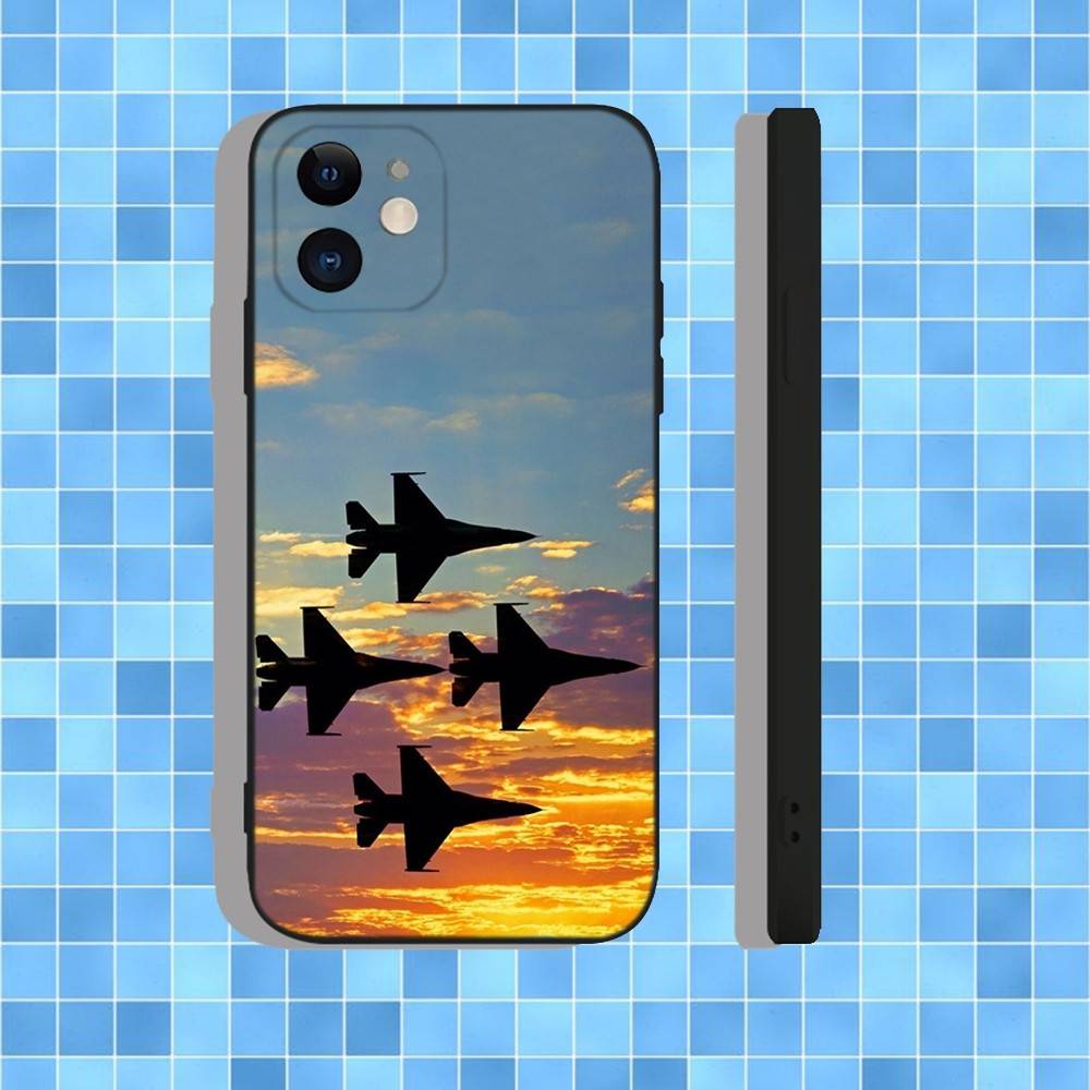 Aircraft Helicopter Airplane Phone Case For iPhone 17,16,15,14,13,12,11,Pro,Max,Plus,Air,X,XS,XR,SE,8,7,Mini,Soft Black Case iPhone14Pro