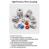 Flexible Plum Clamp Coupler D35 L50 Shaft Size Jaw cCupling 6/8/10/12/14/16/19mm D35L50