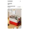 Dopamine Ball Storage Box Multi Functional Office Desk Storage Basket Stationery And Miscellaneous Sorting Desktop Storage Box