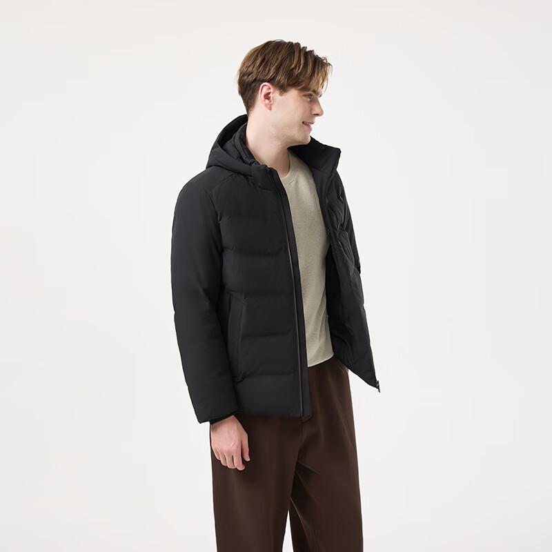 Men's Detachable Hood Down Jacket