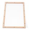 Wooden Deckle Screen 30x40cm Precise Papermaking Mold Frame DIY Paper Craft Mold Mesh for Dried Flower Paper Projects