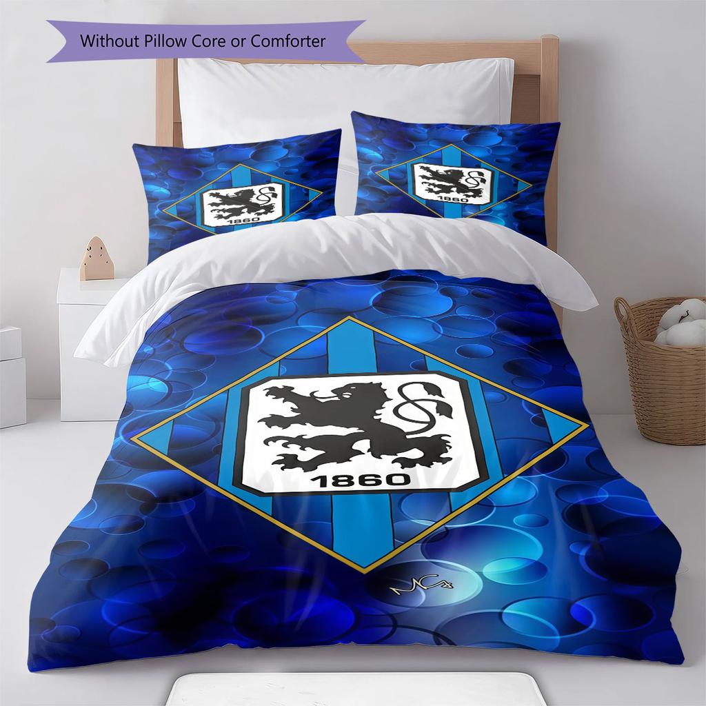 M60 Bedding Quilt Set Quilt Cover Pillowcase Home Decoration Birthday Gift (1 * duvet cover + 2 * pillowcase, without core)