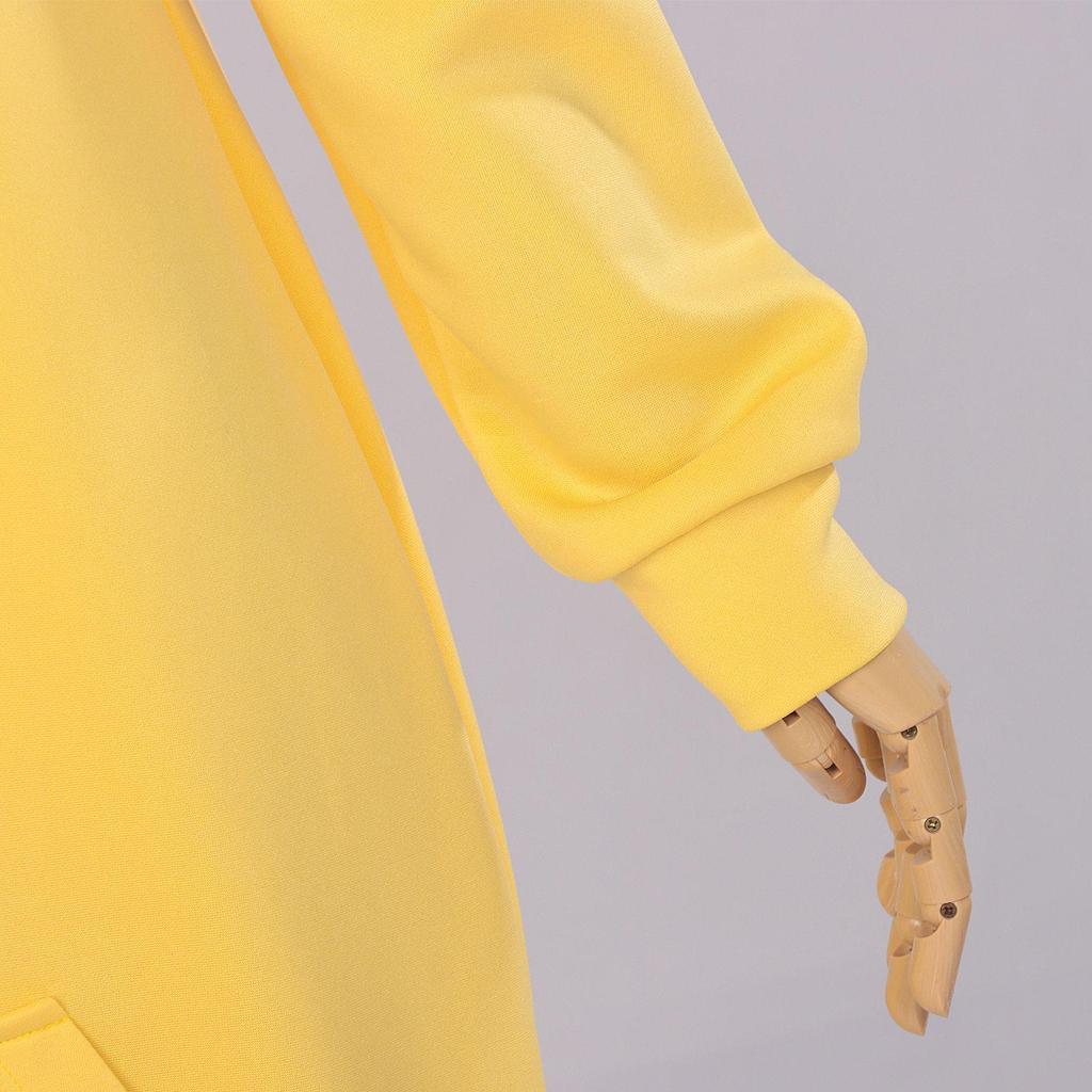 Pijama Fantasia K-POP Amarela com Capuz Mira Zoey Caçadora de Demônios