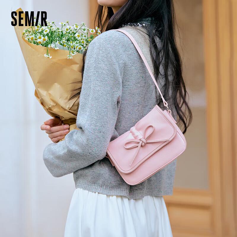 Semir Sweet Bow Small Square Crossbody Handbag Small