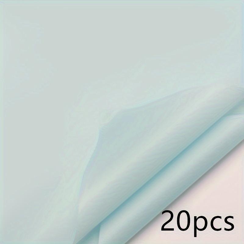20Pcs Waterproof Flower Wrapping Paper Solid Color Gift Wrapping Materias 22.8x22.8in