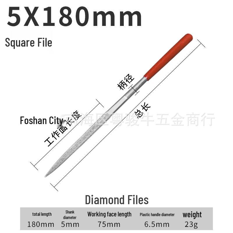 Handheld Diamond File for Aluminum Plate Removal