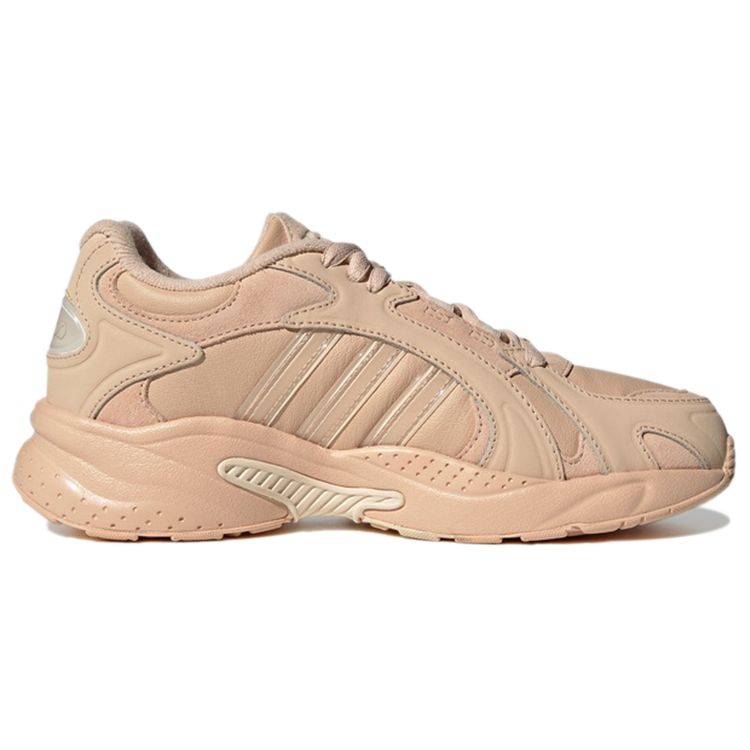 Adidas Neo Crazychaos Shadow 2.0 Leather Mesh Suede Round Toe Lace-Up Durable Low-Top Dad Sneakers Women Sneakers Light-Pink GX3827