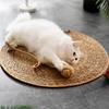 40/50/60cm Cat Scratcher Bed Weaving Cat Scratching Post Cat Scratch Pad  Cat Toys