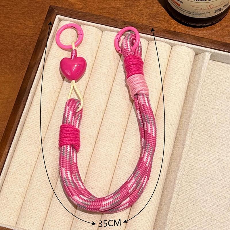 [HF]New 1Pc Cute Colorful Mobile Phone Portable Anti-loss Lovely Knot Hand Bracelet