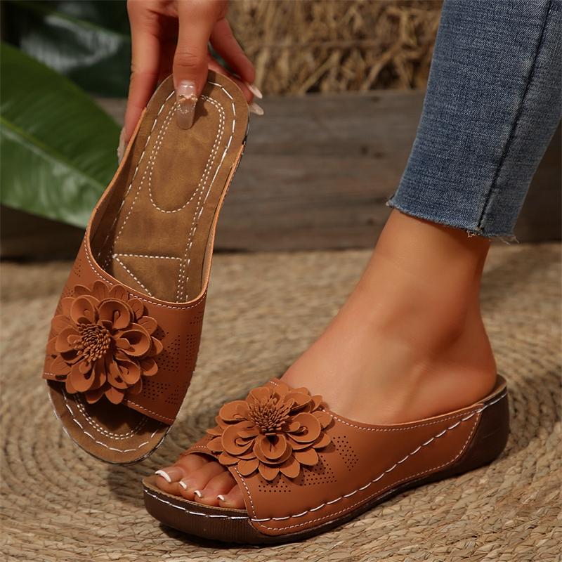 Shoes Women Sandals Wedge Ladies Shoes Beach Women's Sandals Slip On Soft Zapatos De Mujer Footwear Female