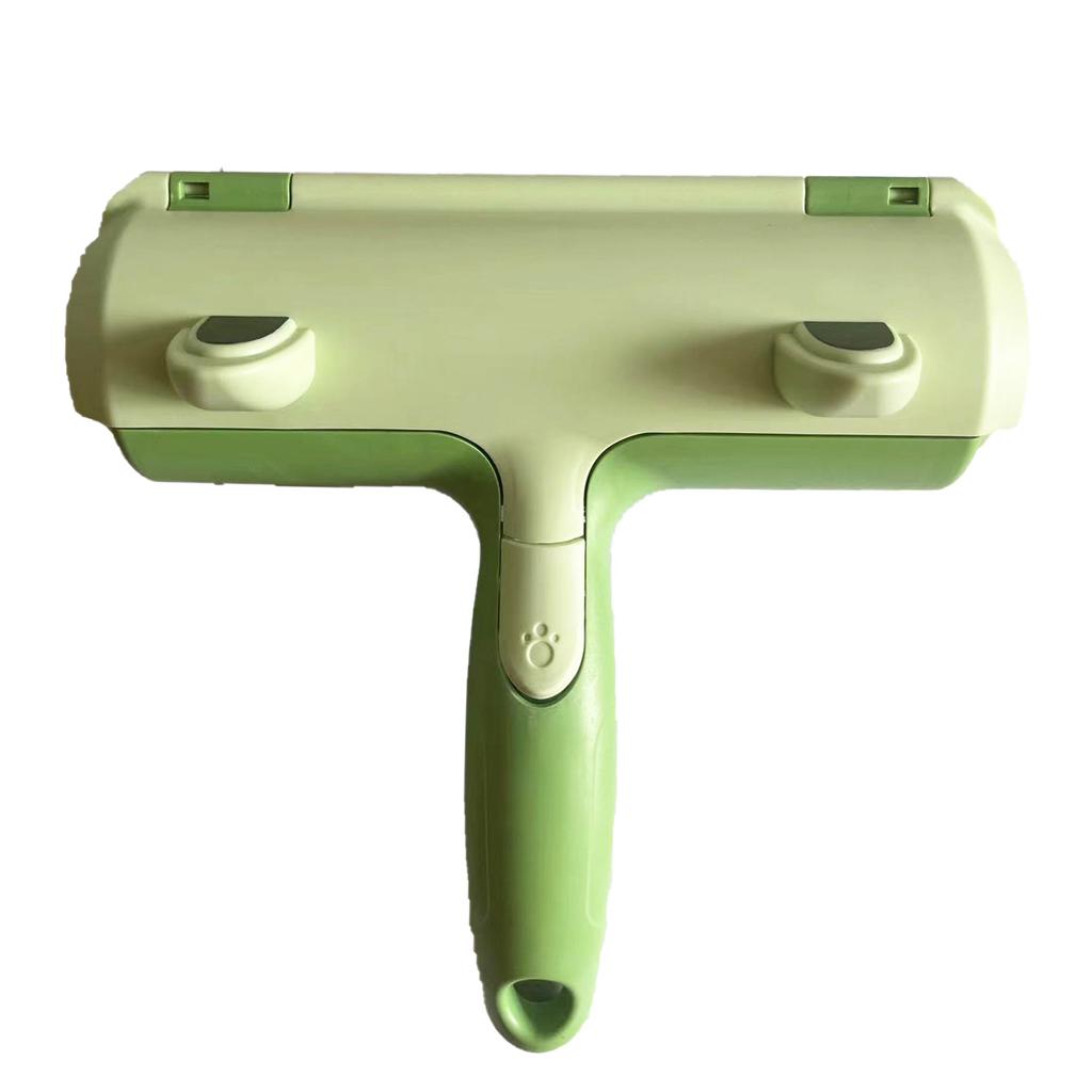 Frog pet hair sticker roller two-way hair removal brush cat dog clothing sofa pet hair removal artifact