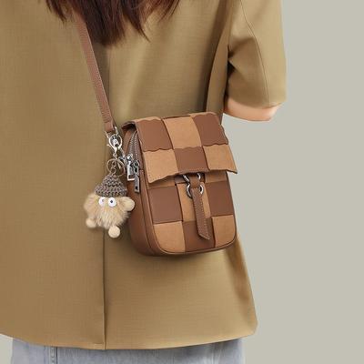 Mobile Phone Bag Women's Autumn and Winter New Messenger Bag Women's Bag Lightweight Small Satchel Fashion Small Bag Luggage