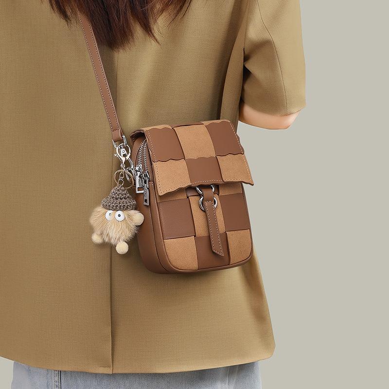 Mobile Phone Bag Women's Autumn and Winter New Messenger Bag Women's Bag Lightweight Small Satchel Fashion Small Bag Luggage
