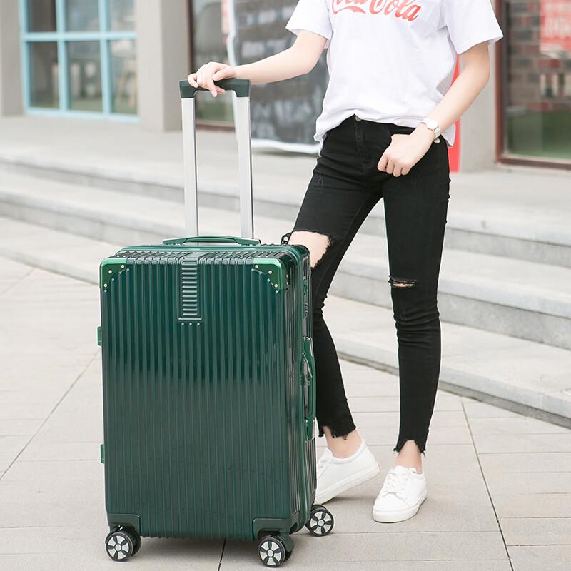 PACKAGE FASHION 902 Vintage PVC Hardside Luggage 20 inch