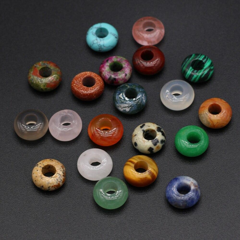 10Pcs Hot Sale Natural Stone Beads Semi-Precious Loose Bead For Jewelry Making DIY Necklace Pendant Bracelet Earrings Accessory