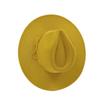 Cappello a Cilindro Piatto Rotondo 9,5 cm in Scamoscio Uomo Donna Cappello da Cowboy Western Cappello Fedora per Feste e Palco Design Autostile Stile Etnico Cappello Superiore